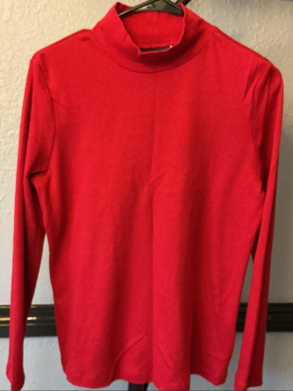 Karen Scott Red Crewneck Top